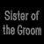 Rhinestone Crystal Iron on T Shirt Design - Double Line Sister of the Groom