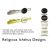 Religious Ichthus Design Tie Clips