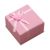 Pack of 10 Light Pink Favour Boxes Trimmed with Pink Ribbon