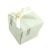 Pack of 10 Ivory Square Ribbon Decorated Favour Boxes