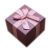 Pack of 10 Plum Favour Boxes with decorative ribbons