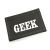 GEEK design Black Canvas Wallet