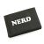 NERD design Black Canvas Wallet