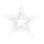 Rhinestone Crystal iron on T Shirt Design - Starburst Design