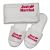 Just Married Slippers & Towel Set Pink