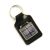 Bonded Leather Key Fob with Burns Tartan