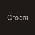 Small Rhinestone Crystal Iron on Design 5.8x1.5 cm Groom design