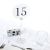 Round Swirl Table Number Holder - Single