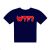 Red WTF Txt Design T Shirt