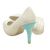 Blue Rhinestone Crystal Heel Decorations set