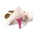 Hot Pink Rhinestone Crystal Heel Decorations set