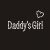 Small Rhinestone Crystal Iron on Design 5x3 cm Daddys Girl with Heart