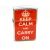 Keep Calm and Carry On Red Petrol Lighter