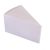 Plain Ivory Wedge Shaped Cake Box Pack of 10