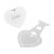 White Filigree Heart Place Cards Pack of 10
