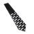 Moustache Design Black Neck Tie