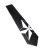 Nautical Star Design Black Neck Tie