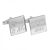 Bespoke You & Me Wedding Date personalised Engraved Cufflinks