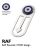 RAF Roundel Book Mark (PSC145)
