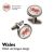X2PSC155 Wales Welsh Dragon Coin Cufflinks