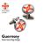 X2PSC-Guernsey Coin Cufflinks