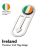 XMBM-IrishFlag Tricolour Book Mark (PSC147)