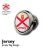 XLP-Jersey Flag Lapel Pin Badge