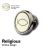 XLP-WhiteReligiousFish Ichthus Lapel Pin Badge (PSC152)
