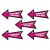 Pack of 6 Hen Night Directional Signs