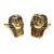 Egypt Tut Pharoahs Gold Plated Egyptian Cufflinks
