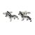 Alsatian German Shepherd Dog Cufflinks