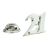 Rhodium Plated 21 Lapel Pin Badge with crystal decoration (AJTP05)