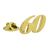 Gold Plated 60 Lapel Pin Badge with crystal decoration (AJTP15)