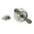 Aeroplane Aircraft Propeller Pilots Lapel Pin Badge Silver Finish