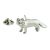 Stalking Fox Lapel Pin Badge (AJTP77)