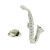 Saxophone Design Lapel Pin Badge (AJTP88)
