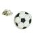 Black & White Football  Lapel Pin Badge (AJTP094)