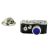 Retro Camera Blue Lens, Photographers Lapel Pin Badge