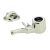 Smoking Pipe with black bowl Lapel Pin badge