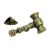 Antique Bronze, Auctioneers Gavel Lapel Pin Badge