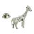 Metal Giraffe, African Animal Lapel Pin Badge