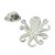 Metal Octopus Lapel Pin Badge