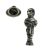 Metal Egyptian Mummy Lapel Pin Badge