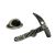 Ice Axe Lapel Pin Badge (Pointing left)