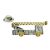 Lorry Mounted Crane Two Tone Lapel Pin Badge