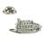 Paddle Steamer Steamship Ship Lapel Pin Badge