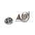 Silver Coloured French Horn Music Lapel Pin Badge