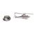 Helicopter Lapel PIn Badge