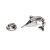Marlin Swordfish Rhodium Plated Lapel Pin Badge