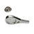 Rhodium Plated Tennis Racquet Lapel Pin Badge